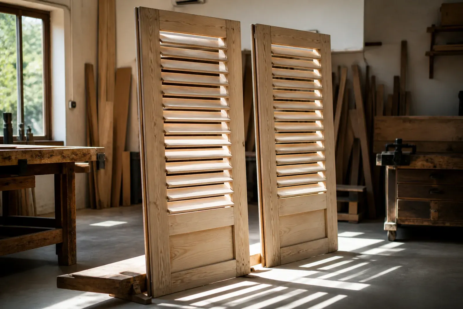 Restauro scuri in legno a Bassano del Grappa